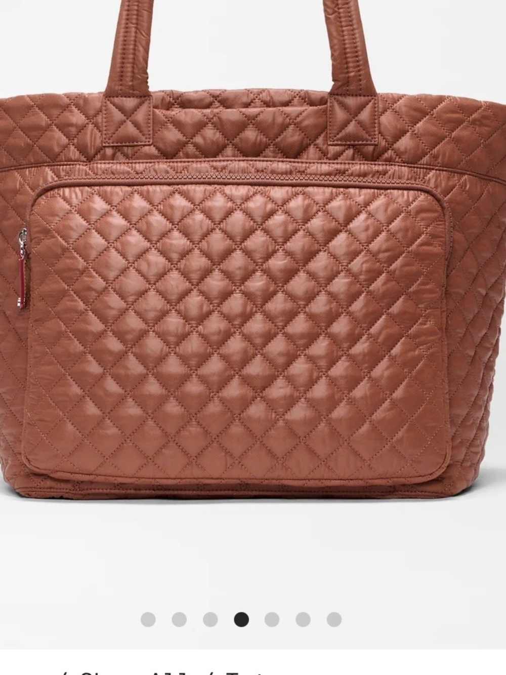 Terracotta Large Metro Travel Tote no longer available in stores NWT and strap - Picture 2 of 7